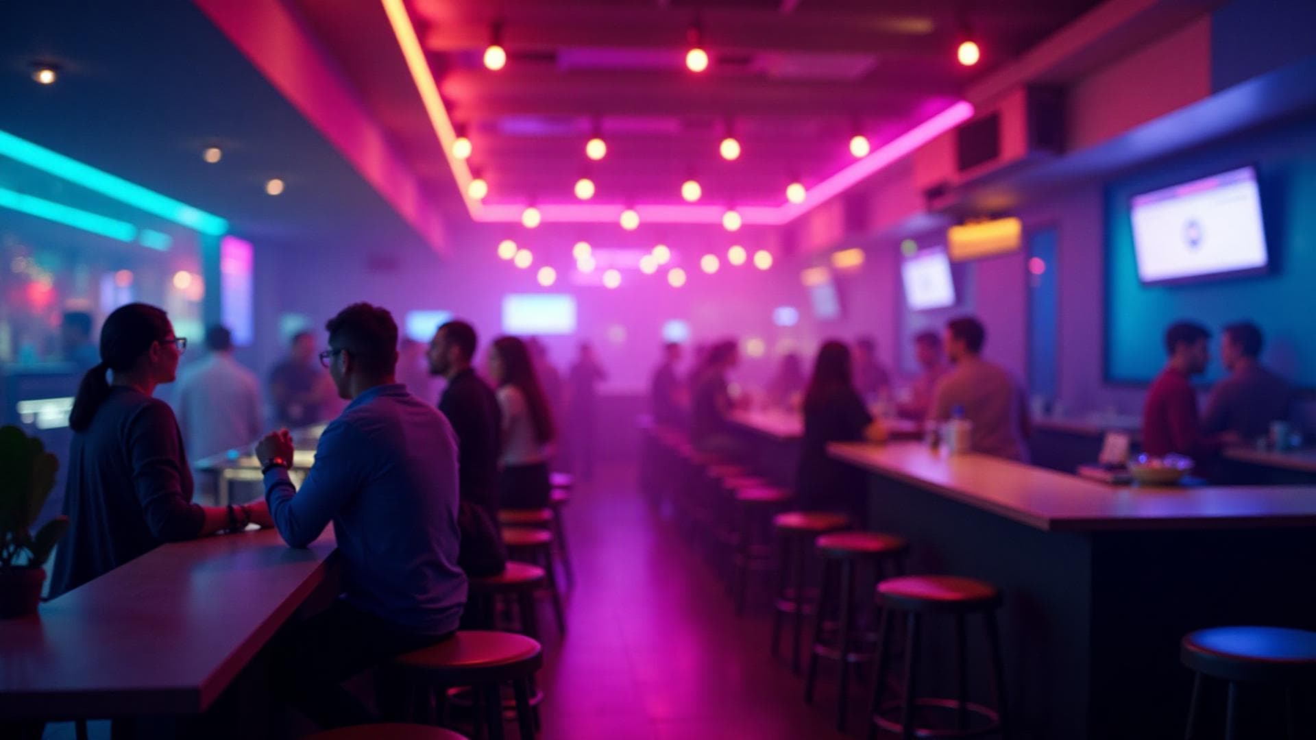 Vibrant nightlife scene